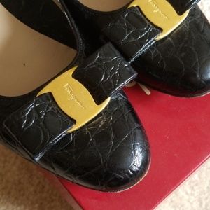 Salvatore Ferragamo Black Liceo Nero Shoes